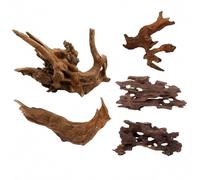 LMJOPYQ 5 Pcs Racine Authentique, Bois Flotté Aquarium, 5-15cm | Natural Wood Aquarium Decor, Decorative driftwood roots for aquascaping, freshwater tanks, reptiles and terrarium landscapes
