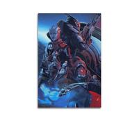 LMJUSNEFNC Mass Effect Series - Poster décoratif sur toile - Poster mural et image d'art moderne pour chambre à coucher - 60 x 90 cm