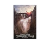 LMJUSNEFNC Poster décoratif sur toile de film Maze Runner Burn Trial - Impression d'art moderne pour chambre à coucher (20 x 30 cm)