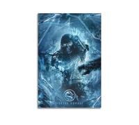 LMJUSNEFNC Poster décoratif sur toile Mortal Kombat 2021 - Décoration murale moderne pour chambre à coucher - 20 x 30 cm