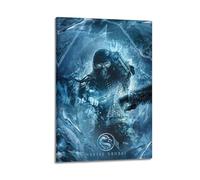 LMJUSNEFNC Poster décoratif sur toile Mortal Kombat 2021 - Décoration murale moderne pour chambre à coucher - 20 x 30 cm