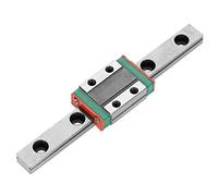 LML9B Rail de guidage linéaire, 100mm Guide Linéaire du Rail, Largeur du rail 9mm, Mini Guide Linéaire, Guide Linéaire Coulissant Avec Bloc de Chariot, Pour Imprimante Et Machine CNC 3 Dimensions