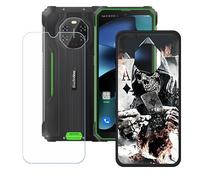 LMLQSZ Coque pour BV8800, Silicone TPU Cover Souple Cristal Bumper Housse Étui Case + Film Protecteur Verre trempé écran pour BV8800 (6,58") - OP8