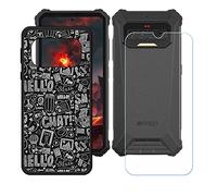 LMLQSZ Coque pour IIIF150 Air1 Pro, Silicone TPU Cover Souple Cristal Bumper Housse Étui Case + Film Protecteur Verre trempé écran pour IIIF150 Air1 Pro (6,5") - KE26