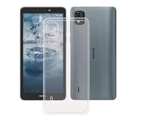 LMLQSZ Coque pour Nokia C2 2nd Edition, Ultra-Mince Transparent Silicone TPU Cover, Bumper Souple Cristal Anti-Choc Etui Housse de Protection Case pour Nokia C2 2nd Edition (5,7")