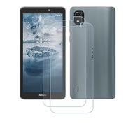 LMLQSZ Verre Trempé Protecteur D'écran pour Nokia C2 2nd Edition [2 pièces], sans Bulles, Anti Rayures, Anti-Empreinte [ 5,7 Pouces, 9H Dureté, ] Protecteur D'écran HD Film Protecteur.