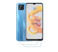 LMLQSZ Verre Trempé Protecteur D'écran pour Realme C11 2021 [2 pièces], sans Bulles, Anti Rayures, Anti-Empreinte [ 6,52 Pouces, 9H Dureté, ] Protecteur D'écran HD Film Protecteur.