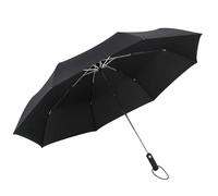LMLXYZ Parapluie Hommes Grand Parapluie 120cm Grand Parapluie Automatique Pliant Pare - Vent Parasol Extérieur 8k-Noir