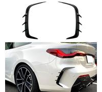 Lmmdhi Lèvre de Becquet de Diffuseur de Pare-Chocs Arrière de Voiture pour BMW 4 Series G22 G23 425i 430i M440i M Sport,séparateurs Latéraux Arrière,ABS,2 Pièces