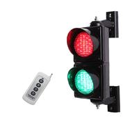 LMMIAOZ Feu de signalisation LED avec télécommande, Panneaux de signalisation, Feux indicateurs industriels, feu de signalisation extérieur étanche, pour Voies de stationnement,