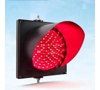 LMMIAOZ Feu de signalisation LED étanche IP65 - Rouge/Jaune/Vert, Applique Murale Industrielle, Multi-Tension 12 V/24 V pour Stations de Lavage Auto, Bars et usines (Rouge_200 mm