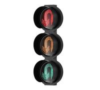 LMMIAOZ Feux de signalisation Rouge/Jaune/Vert, Panneaux Lumineux, indicateurs de Feux de signalisation à LED, Feux tricolores, Lampes de signalisation, pour garages extérieurs e