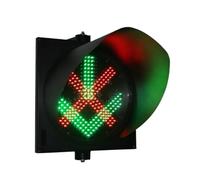 LMMIAOZ Feux de signalisation routière, Feux tricolores 200/300/400 mm, Feux Rouges/Verts de signalisation alternée, Feux de signalisation pour la Circulation piétonne, Les Avert