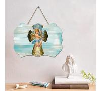 LMMIXEE Panneau en bois avec verset de la Bible humoristique « Be still And Know That I Am God » - 15,2 x 25,4 cm - Décoration murale chrétienne rustique en bois - Décoration murale de cuisine