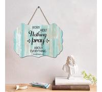 LMMIXEE Panneau en bois rustique avec verset de la Bible « Love The Lord Your God » - Décoration murale vintage en bois pour maison, grotte, porte, jardin, bars, cafés - 10,2 x 15,2 cm