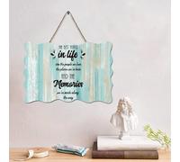 LMMIXEE Panneau en bois rustique Jésus « The Best Things in Life Are The People Love », panneau en bois 15,2 x 25,4 cm, décoration murale pour chambre à coucher, salon, cadeau de pendaison de