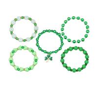 LMMSHA Accessoires de garçon Patrick's Day Bracelets Bijoux à Perles pour Femmes chaînes de Genou emblématiques de clochards