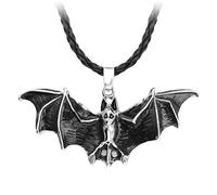 LMMSHA Accessoires Filles pour Femmes Hommes, Collier Gothique à Motif Creux Vintage de Rock Hip hop, Punk Bat Wing Cosplay Anime d'anime Cadeau