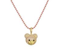 LMMSHA Accessoires Portant Un Femmes, Couleur graines, Ours, Bijoux gommeux, charrs, de Panda pour Filles, Collier à Griffe d'ours
