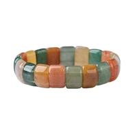 LMMSHA Bracelet de Jade Naturel pour Femmes, Bracelet de Jade dongling coloré 1011 mm, Cadeau