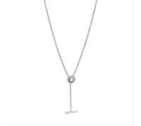 LMMSHA Collier chaîne 100% câble, Flocon de Neige étincelant, Lune, étoiles, cœur