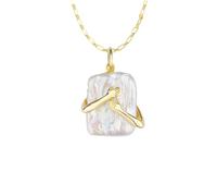 LMMSHA en Argent Sterling pour Femmes Hommes, de Chien Maman Enfant des Ailes Anges étreint, Deux Mains câlins Bisous Collier, Colliers