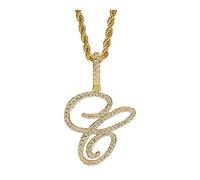 LMMSHA féminins chaîne de la fête des mères du Ramadan Hop Hip Jewelry Collier Diamond Pendant Femme Pendre Pendrant Capital Pendants Colliers pour sœur