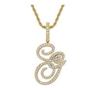 LMMSHA féminins chaîne de la fête des mères du Ramadan Hop Hip Jewelry Collier Diamond Pendant Femme Pendre Pendrant Capital Pendants Colliers pour sœur