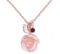 LMMSHA mm 100% Natural Gemstone Rose Quartz Chain Collier Bijoux fabriqué en Chine