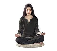 LMMSHA Uniforme de Tai Chi Costume de méditation Zen pour Femmes Chinoises-Coton,AM
