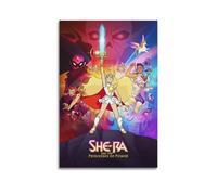 LMMZPUD Poster animé She-Ra et les princesses du pouvoir, impression sur toile murale moderne pour chambre à coucher, 20 x 30 cm