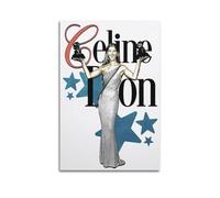 LMMZPUD Poster Celine Dion 7 - Impression sur toile - Décoration murale moderne pour chambre à coucher - 30 x 45 cm