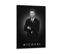 LMMZPUD Poster de Michael Buble de chanteur - Impression sur toile - Décoration murale moderne pour chambre à coucher - 50 x 75 cm