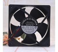 LMNCBVYA 120mm x 120mm, 3200RPM, 133.44CFM, 42dBA Noise Level, Durable Double Ball Bearing Design High-Performance Rotron MC48B7X 48V Telecom Network Fan -