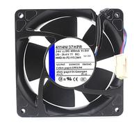 LMNCBVYA 24V 120x120x38mm 4-Wire Cooling Fan Model 4114N/37HPR for Efficient Heat Dissipation