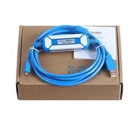 LMNCBVYA 3m USB-Mini Programming Cable for Touch Screen TK6070IP - Universal Gold-Plated Download Cable in Blue