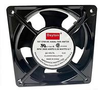 LMNCBVYA 4WT39 120mm DC Axial Cooling Fan - 107 CFM, 3000 RPM, 24V, 6.7W, 0.28A - for Cooling Applications