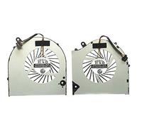 LMNCBVYA FCQLR Laptop Cooler Fan for EVGA SC15 Gaming CPU Cooling - Replacement Fan L+R