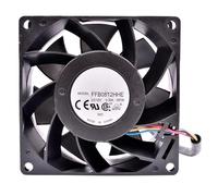 LMNCBVYA FFB0812HHE 12V 0.30A Low Noise 80mm Server Cooling Fan - 4 Wire, Silent Operation, Reliable Performance