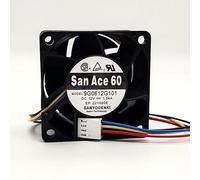 LMNCBVYA For 9G0612G101-60x60x38mm, 12000RPM, 67.3CFM High-Performance 12V 1.54A 4-Pin Chassis Inverter Cooler Fan