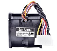 LMNCBVYA For Motorcycle and Car - 60x60x56mm Brushless Axial Fan (9CRA0612P6J001) 12V 2.3A Powerful Booster Fan