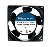 LMNCBVYA GLOBE MOTORS A36-B10A-15T3-000 115V 90mm Aluminum Frame AC Cooling Fan - 12/9W High Efficiency