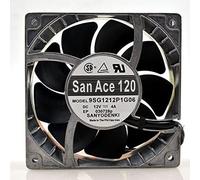 LMNCBVYA High Air Flow Fan - 120x120x38mm 4-Wire for Computer Cases 9SG1212P1G06 12V 4A
