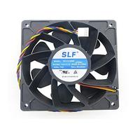 LMNCBVYA High-Performance Double Ball Bearing Fan for Antminer S9/S7, Avalon 6, Whatsminer M3, Ebit E9, and More SG121238BS 12CM 2.7A