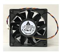 LMNCBVYA High Wind Volume Intelligent Temperature Control Fan - 4500RPM, 190.33CFM, Dual Ball Bearing, Easy Installation FFB1212EHE 12V 3.0A 12038