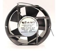 LMNCBVYA RIUONAT FP-108EX-S1-B 17cm Industrial Axial Cooling Fan - High Efficiency Ball Bearing Electric Fan for Cabinet Use