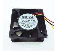 LMNCBVYA TUDC24N7S 24V 60mm Cooling Fan - 6025 3-Wire Variable Frequency Fan for Efficient Cooling