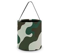 LMNGH Sacs cadeaux avec poignée Sac fourre-tout portable Seau cadeau magnifiquement imprimé vert sac à bonbons panier fourre-tout, Vert, 7.9x8.3 inches