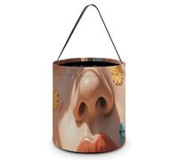 LMNGH Sacs cadeaux avec poignée Sac fourre-tout Sac à bonbons Portable Seau Cadeau Seau Beau Sun-Kissed Imprimé Candy Bag Candy Basket Tote, Sun-kissed, 7.9x8.3 inches