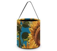 LMNGH Sacs cadeaux avec poignée Sac fourre-tout Sac à bonbons Seau Cadeau Portable Seau Beau Tournesol Imprimé Fleur Sac à bonbons Sac fourre-tout Panier à bonbons, Tournesol, 7.9x8.3 inches